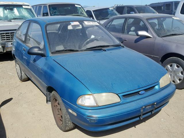 KNJLT05H5S6136933 - 1995 FORD ASPIRE GREEN photo 1