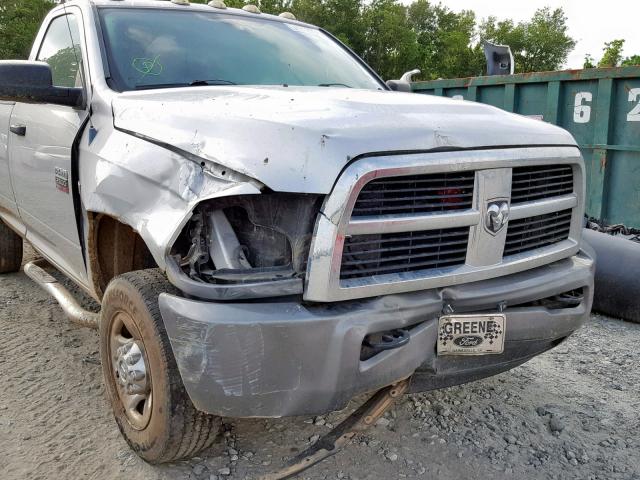 3D7LT2ET7AG146112 - 2010 DODGE RAM 2500 SILVER photo 9