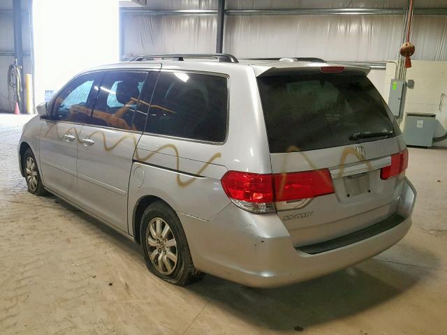 5FNRL3H74AB046936 - 2010 HONDA ODYSSEY EX SILVER photo 3