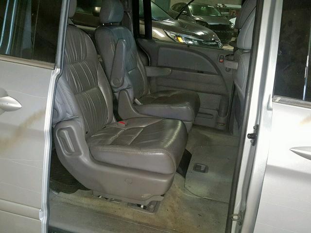 5FNRL3H74AB046936 - 2010 HONDA ODYSSEY EX SILVER photo 6