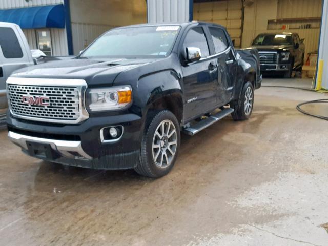 1GTP6EE17J1208481 - 2018 GMC CANYON DEN BLACK photo 2