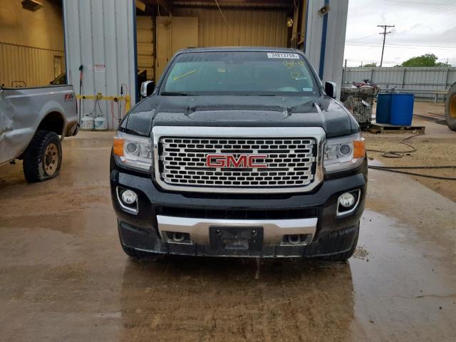 1GTP6EE17J1208481 - 2018 GMC CANYON DEN BLACK photo 9