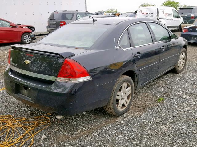 2G1WU581769325325 - 2006 CHEVROLET IMPALA LTZ BLACK photo 4