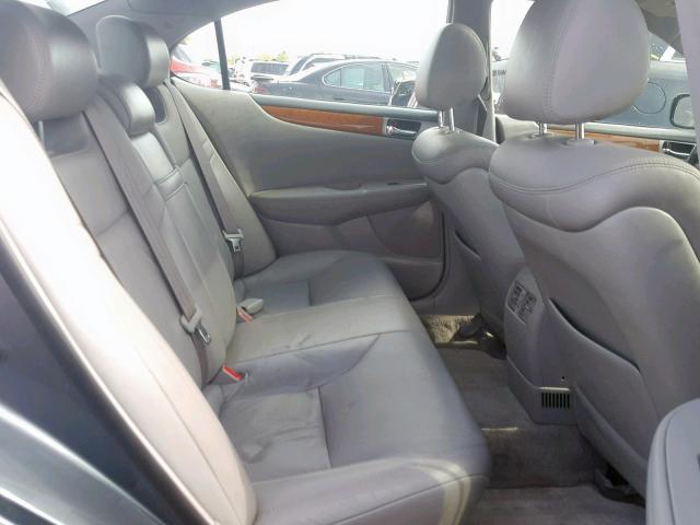 JTHBA30G255134800 - 2005 LEXUS ES 330 GRAY photo 6