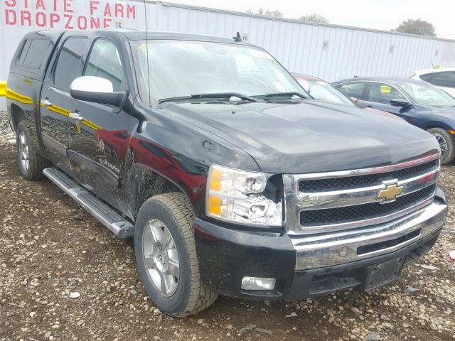 3GCPKSE35BG284683 - 2011 CHEVROLET SILVERADO BLACK photo 1