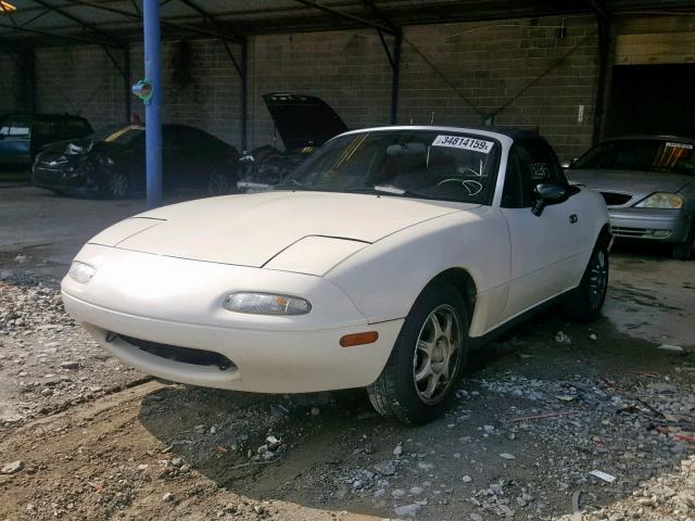 JM1NA3539T0715256 - 1996 MAZDA MX-5 MIATA WHITE photo 2