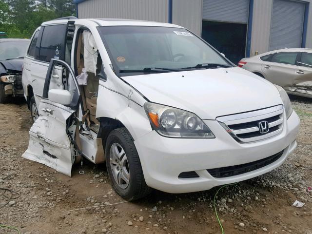 5FNRL38707B414439 - 2007 HONDA ODYSSEY EX WHITE photo 1