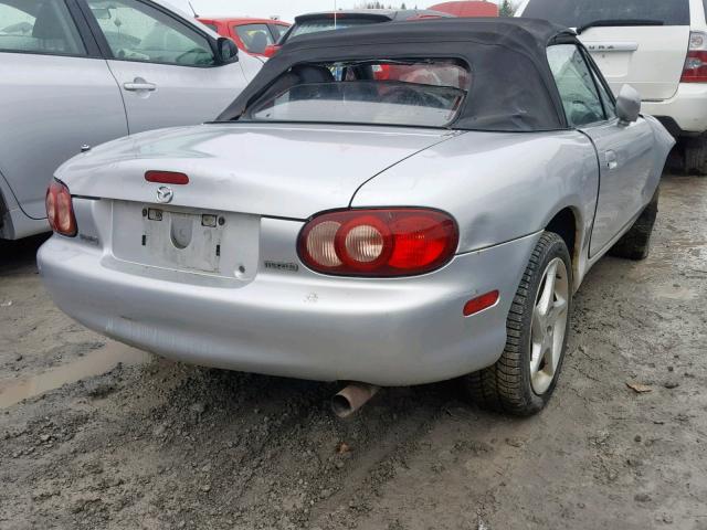 JM1NB353630300263 - 2003 MAZDA MX-5 MIATA SILVER photo 4