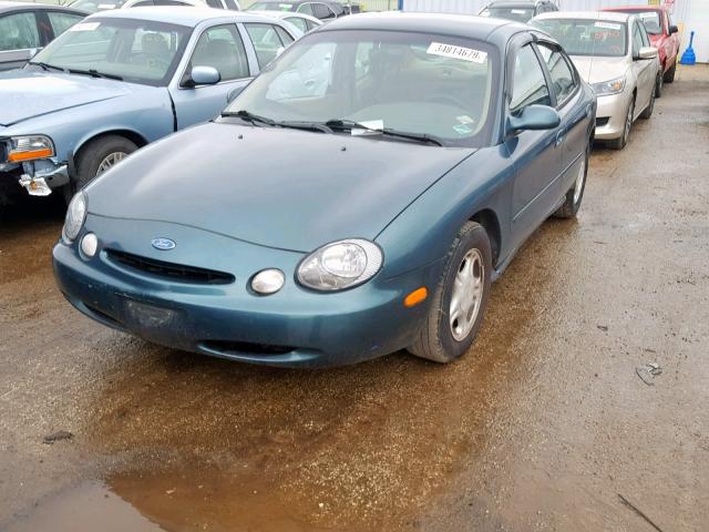 1FALP52U5TG215168 - 1996 FORD TAURUS GL TEAL photo 2