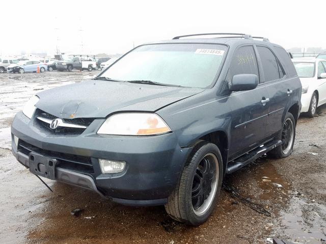 2HNYD18963H513229 - 2003 ACURA MDX TOURIN BLUE photo 2