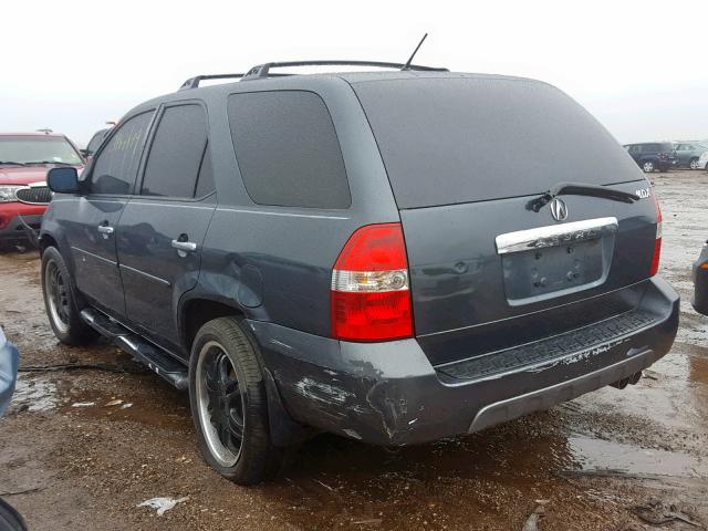 2HNYD18963H513229 - 2003 ACURA MDX TOURIN BLUE photo 3