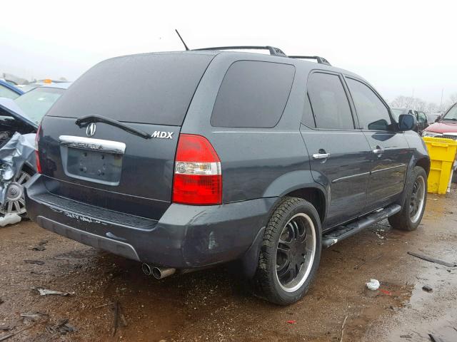 2HNYD18963H513229 - 2003 ACURA MDX TOURIN BLUE photo 4