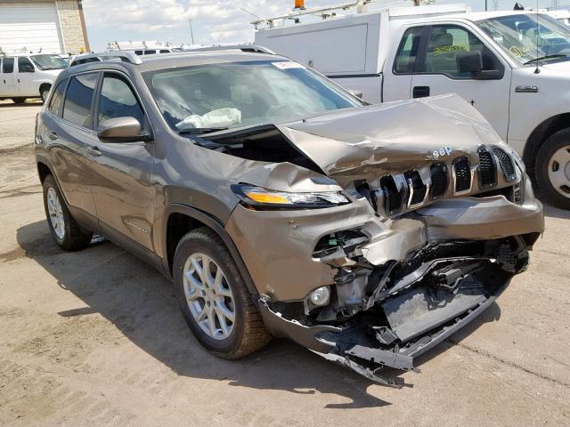 1C4PJLCB6HW610035 - 2017 JEEP CHEROKEE L TAN photo 1