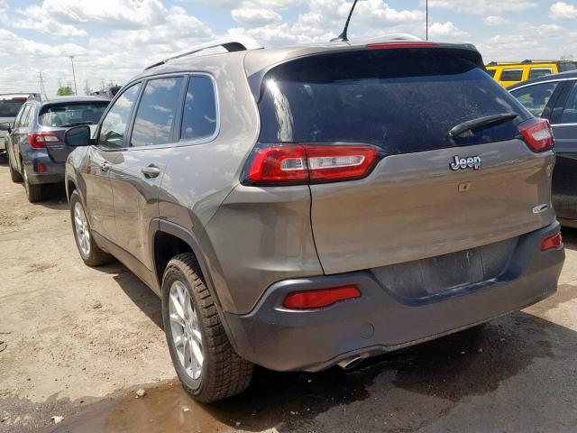 1C4PJLCB6HW610035 - 2017 JEEP CHEROKEE L TAN photo 3