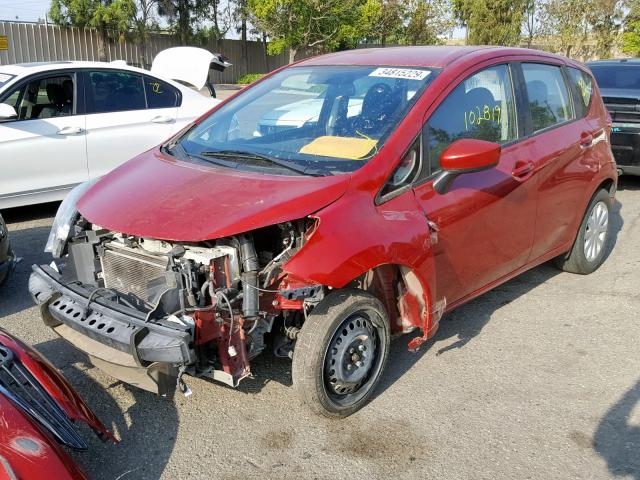 3N1CE2CP0FL420732 - 2015 NISSAN VERSA NOTE BURGUNDY photo 2