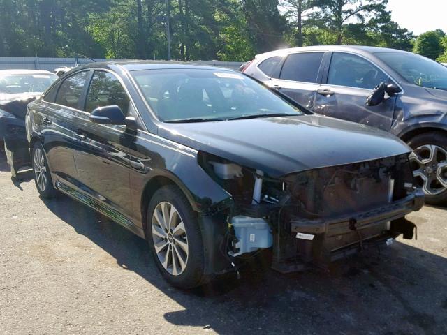 5NPE34AF5GH327532 - 2016 HYUNDAI SONATA SPO BLACK photo 1