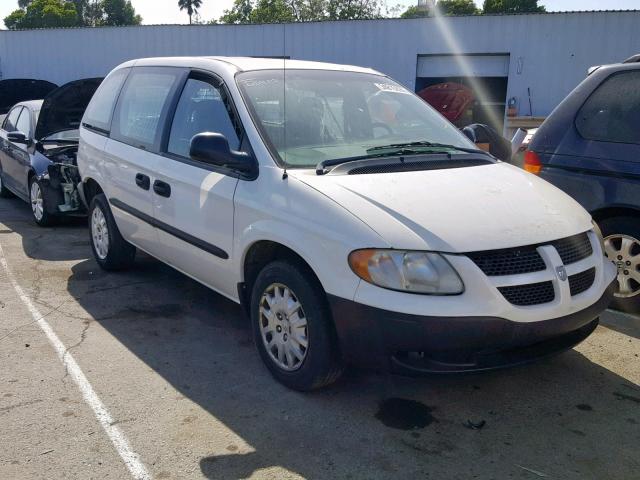 1D4GP21353B337340 - 2003 DODGE CARAVAN C/ WHITE photo 1