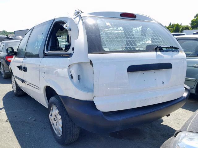 1D4GP21363B338786 - 2003 DODGE CARAVAN C/ WHITE photo 3