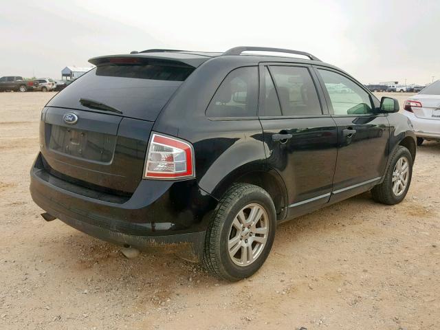 2FMDK36C77BA67794 - 2007 FORD EDGE SE BLACK photo 4