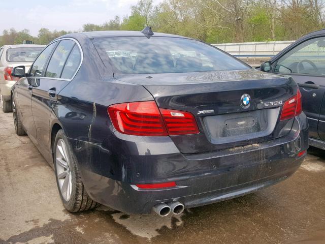 WBAFV3C50ED685277 - 2014 BMW 535 D BLACK photo 3