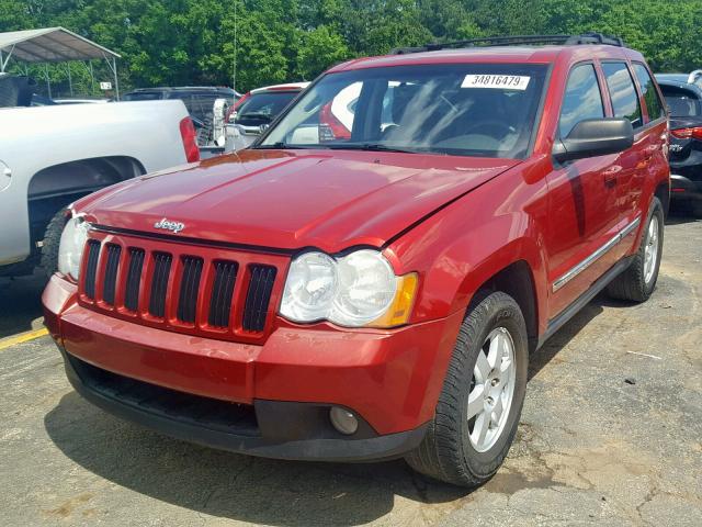 1J4RS4GT3AC106803 - 2010 JEEP GRAND CHER RED photo 2