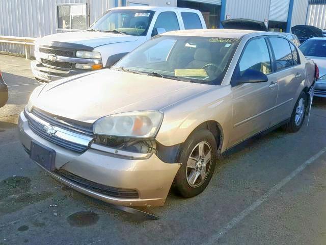 1G1ZT54805F217900 - 2005 CHEVROLET MALIBU LS GOLD photo 2