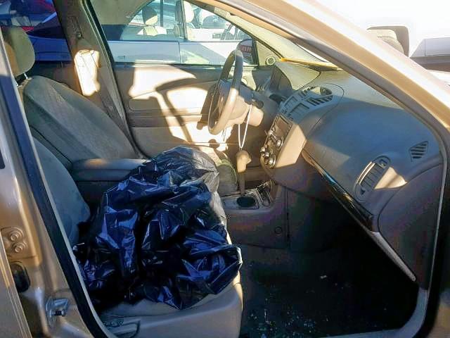 1G1ZT54805F217900 - 2005 CHEVROLET MALIBU LS GOLD photo 5