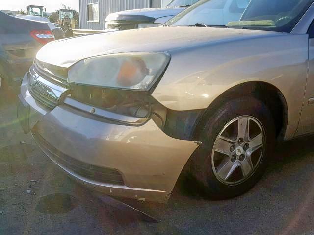 1G1ZT54805F217900 - 2005 CHEVROLET MALIBU LS GOLD photo 9