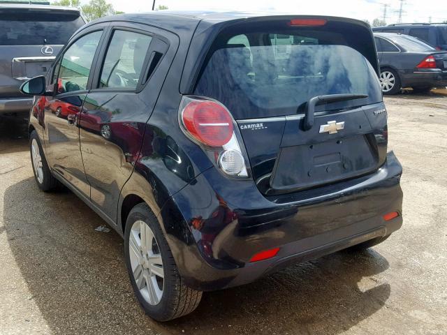 KL8CD6S99EC476455 - 2014 CHEVROLET SPARK 1LT BLACK photo 3