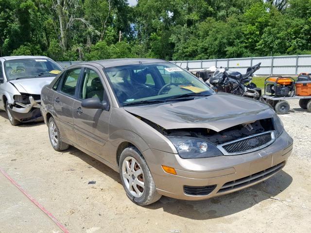 1FAFP34N15W268451 - 2005 FORD FOCUS ZX4 BROWN photo 1