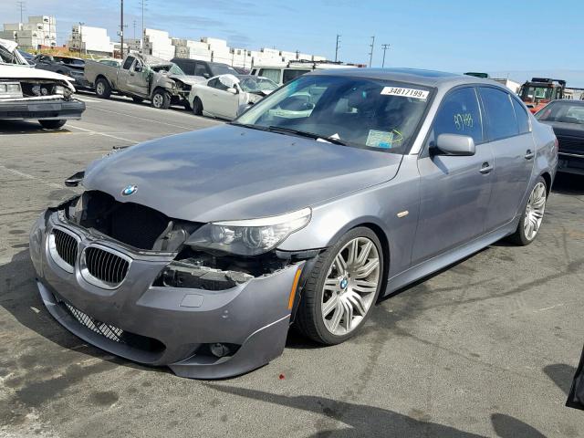 WBANW53589CT55645 - 2009 BMW 550 I CHARCOAL photo 2