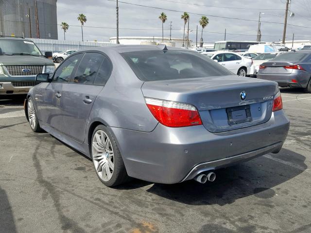 WBANW53589CT55645 - 2009 BMW 550 I CHARCOAL photo 3