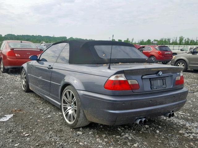 WBSBR93402EX24979 - 2002 BMW M3 BLUE photo 3