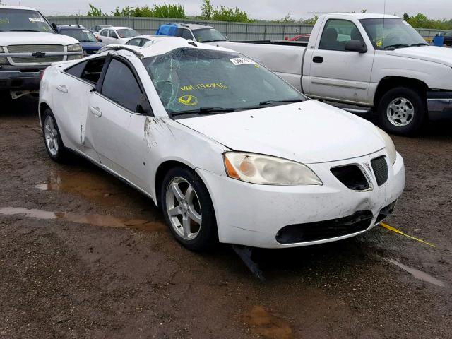 1G2ZH57N594140716 - 2009 PONTIAC G6 GT WHITE photo 1