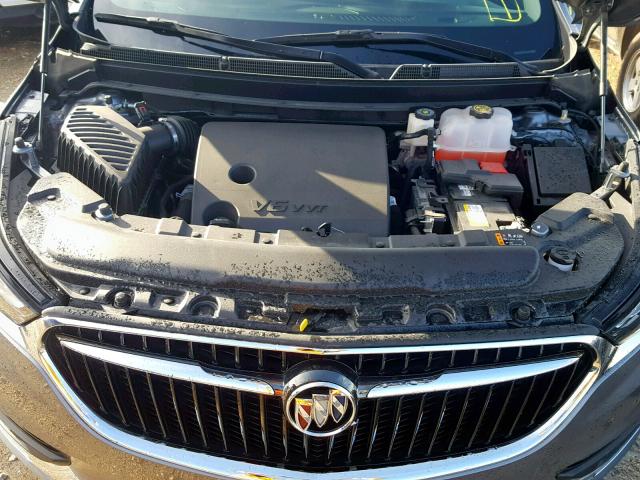 5GAEVBKW0JJ212673 - 2018 BUICK ENCLAVE PR GRAY photo 7