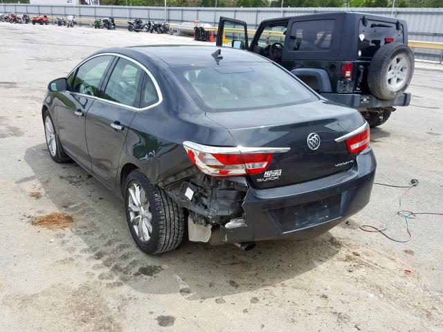 1G4PR5SK8E4178153 - 2014 BUICK VERANO CON GRAY photo 3