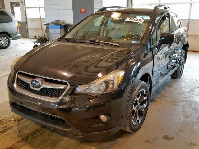 JF2GPAWC0E8260362 - 2014 SUBARU XV CROSSTR BLACK photo 2