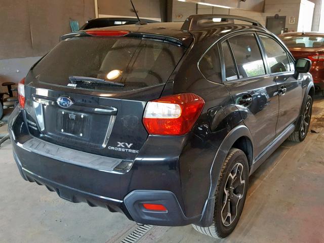 JF2GPAWC0E8260362 - 2014 SUBARU XV CROSSTR BLACK photo 4