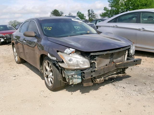 1N4AA5AP3CC813495 - 2012 NISSAN MAXIMA S BROWN photo 1