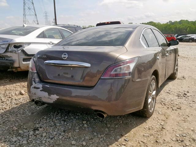 1N4AA5AP3CC813495 - 2012 NISSAN MAXIMA S BROWN photo 4