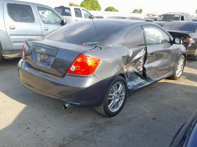 JTKDE167470187615 - 2007 TOYOTA SCION TC BLUE photo 4
