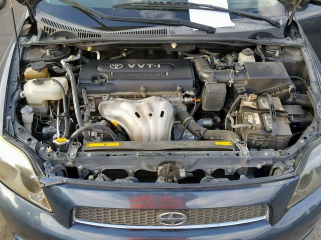 JTKDE167470187615 - 2007 TOYOTA SCION TC BLUE photo 7