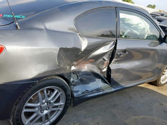 JTKDE167470187615 - 2007 TOYOTA SCION TC BLUE photo 9