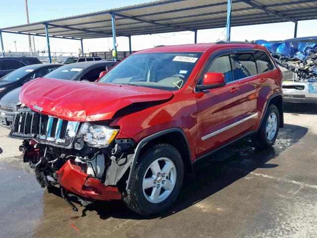 1J4RS4GG2BC520921 - 2011 JEEP GRAND CHER RED photo 2