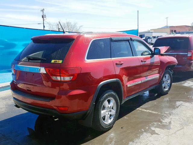 1J4RS4GG2BC520921 - 2011 JEEP GRAND CHER RED photo 4