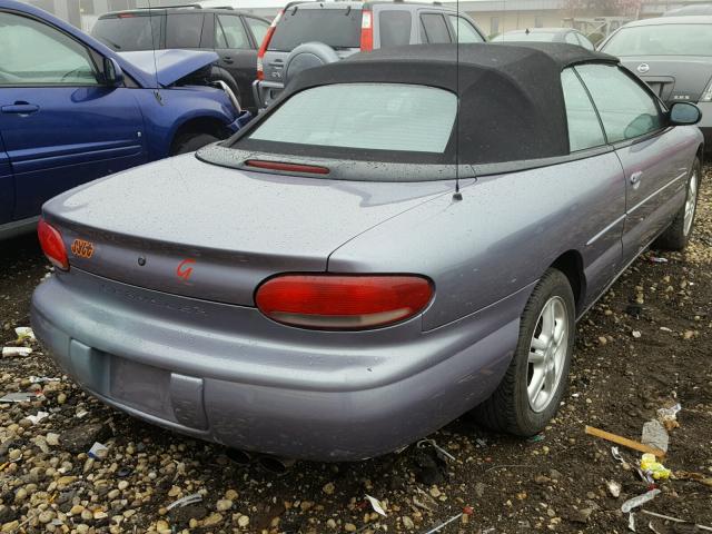 3C3EL55H7TT220529 - 1996 CHRYSLER SEBRING JX PURPLE photo 4