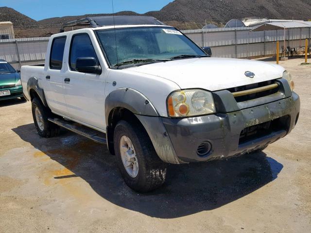 1N6ED27T71C319236 - 2001 NISSAN FRONTIER C WHITE photo 1