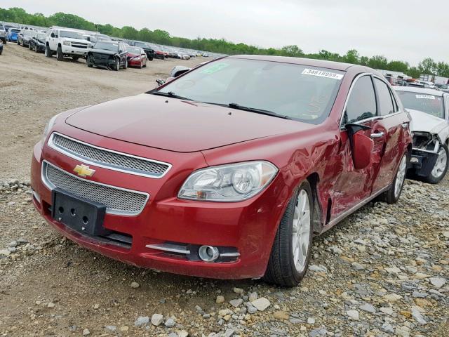1G1ZE5EU5BF274370 - 2011 CHEVROLET MALIBU LTZ 红色 照片 2