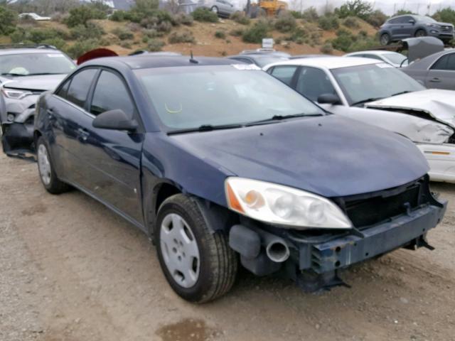 1G2ZF57B384122354 - 2008 PONTIAC G6 VALUE L BLACK photo 1