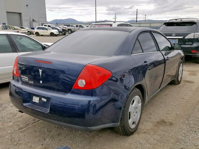 1G2ZF57B384122354 - 2008 PONTIAC G6 VALUE L BLACK photo 4